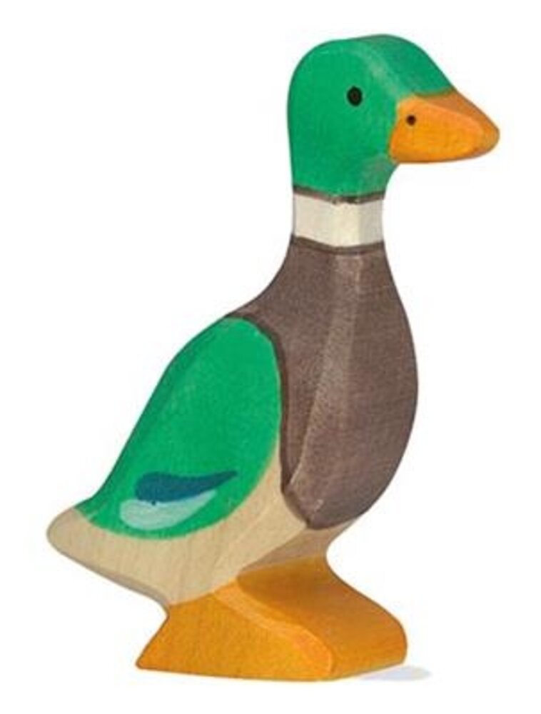 Holztiger Boerderijdieren Mannetjeseend 80021 Holztiger Boerderijdieren Mannetjeseend 80021