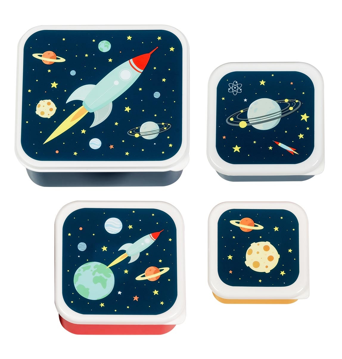Lunch & snack box set Ruimte Lunch & snack box set Ruimte