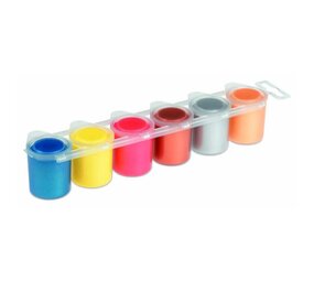 Primo Plakkaatverf in potje | 6 metallic kleuren 25 ml Primo Plakkaatverf in potje | 6 metallic kleuren 25 ml