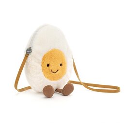 Jellycat Amuseable Happy Boiled Egg Bag Tasje Jellycat Amuseable Happy Boiled Egg Bag Tasje