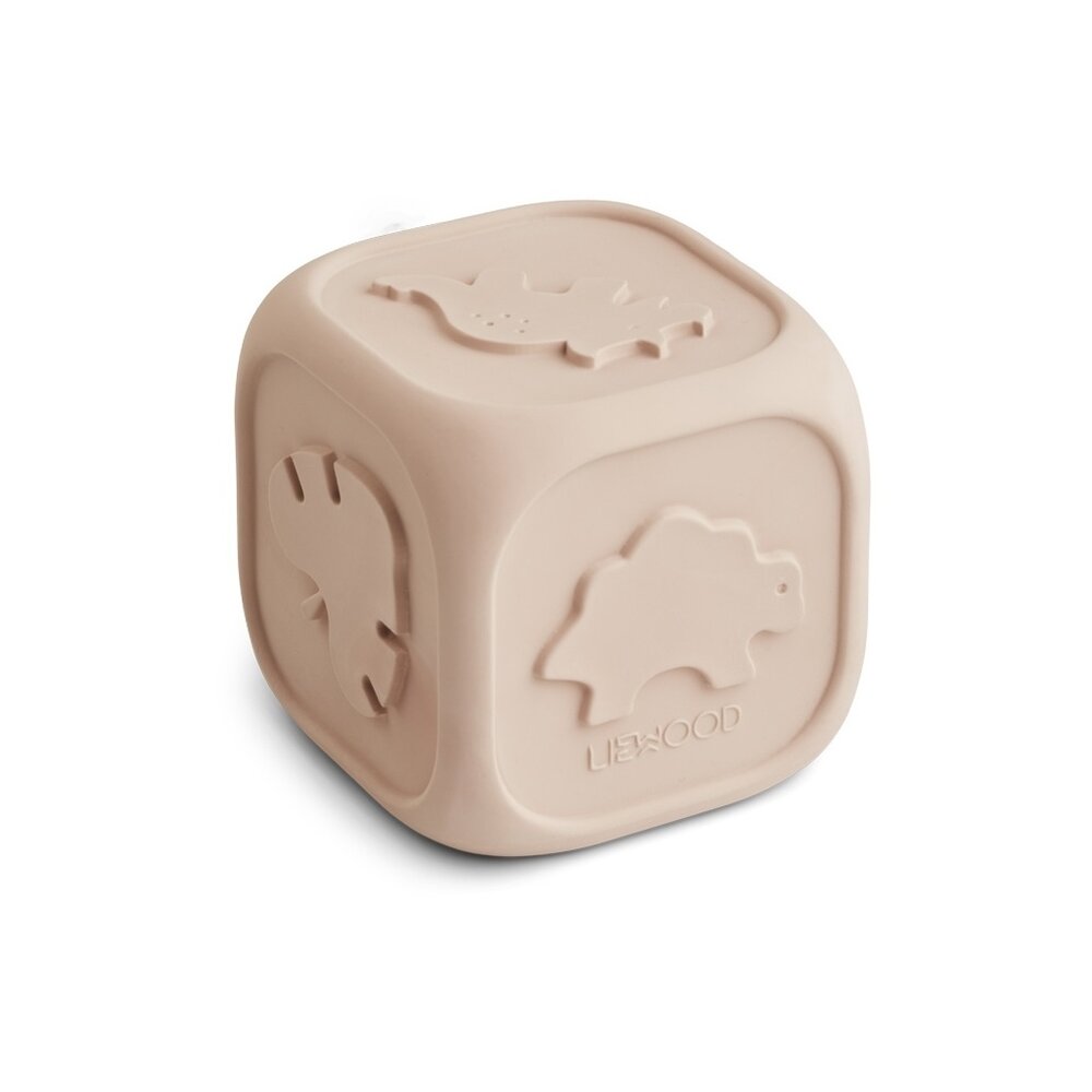 Liewood Natuurrubber Dobbelsteen Andrew Dice | Rose Liewood Natuurrubber Dobbelsteen Andrew Dice | Rose
