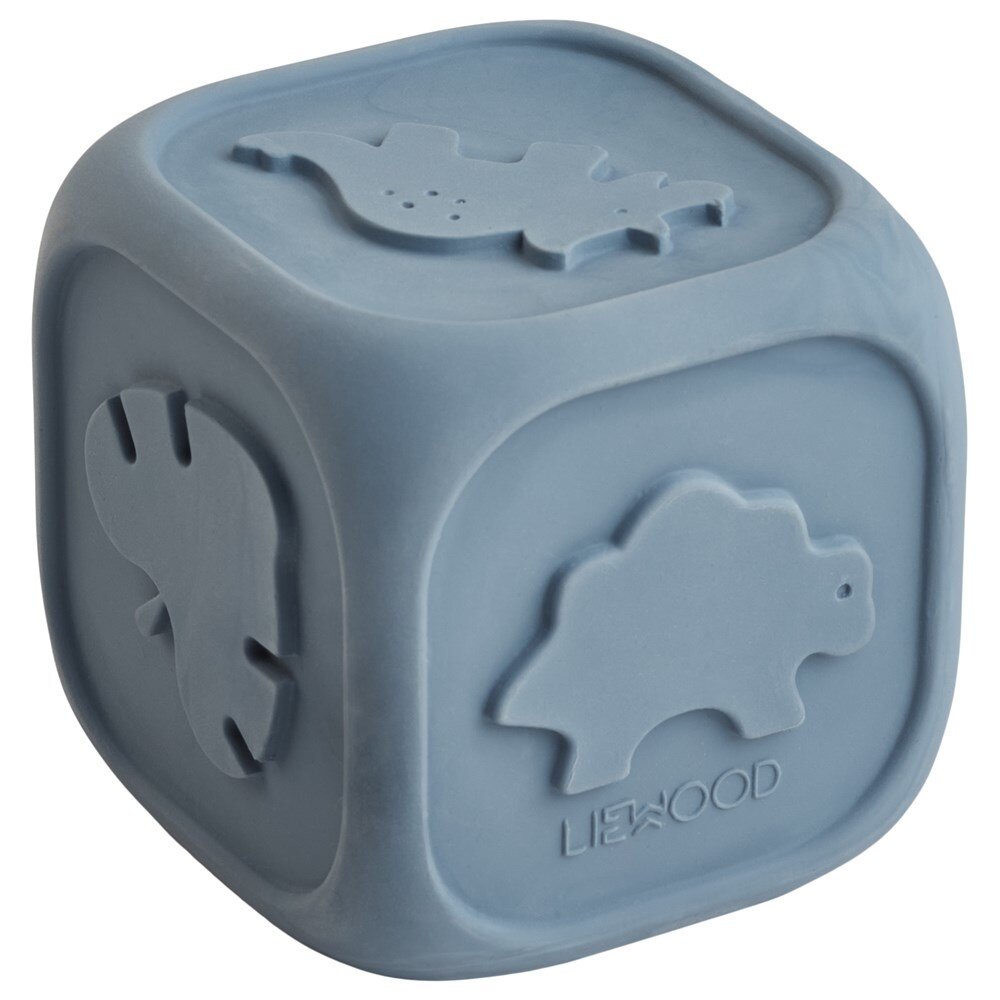 Liewood Natuurrubber Dobbelsteen Andrew Dice | Stormy Blue Liewood Natuurrubber Dobbelsteen Andrew Dice | Stormy Blue
