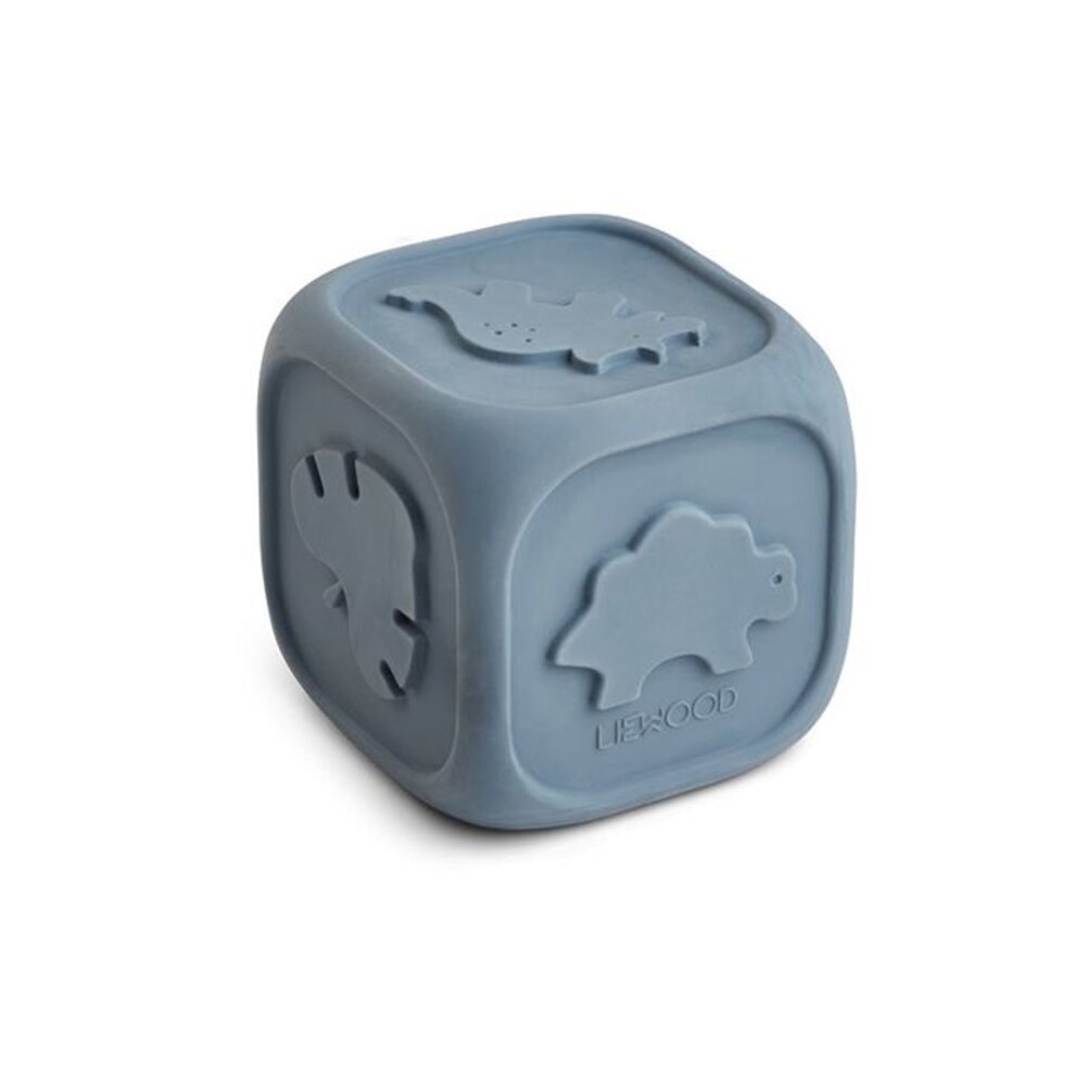 Liewood Natuurrubber Dobbelsteen Andrew Dice | Stormy Blue Liewood Natuurrubber Dobbelsteen Andrew Dice | Stormy Blue