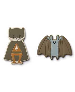 Liewood Bijtspeeltje Gia 2-pack | Superhero Dune Multi Mix