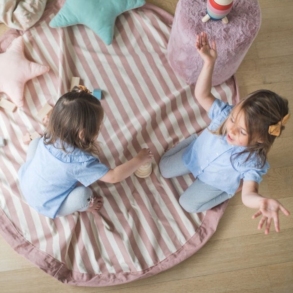 Play & Go Opbergzak | New Pink Stripes Play & Go Opbergzak | New Pink Stripes