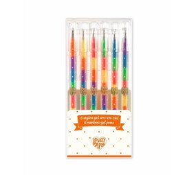 Djeco Gelpennen Regenboog 6 stuks Djeco Gelpennen Regenboog 6 stuks