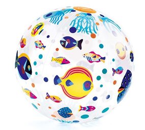 Djeco Opblaasbare Bal Vissen 35 cm Djeco Opblaasbare Bal Vissen 35 cm