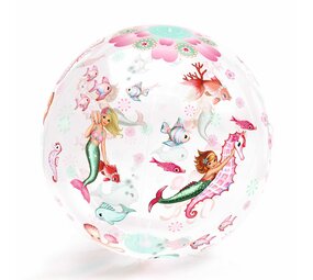 Djeco Opblaasbare Bal Zeemeerminnen 35 cm Djeco Opblaasbare Bal Zeemeerminnen 35 cm