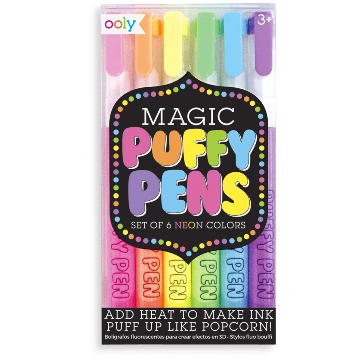 Magic Neon Puffy Pens afbeelding