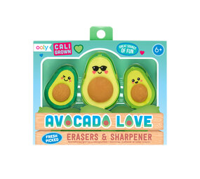 OOLY Gummetjes en Puntenslijper Avocado OOLY Gummetjes en Puntenslijper Avocado