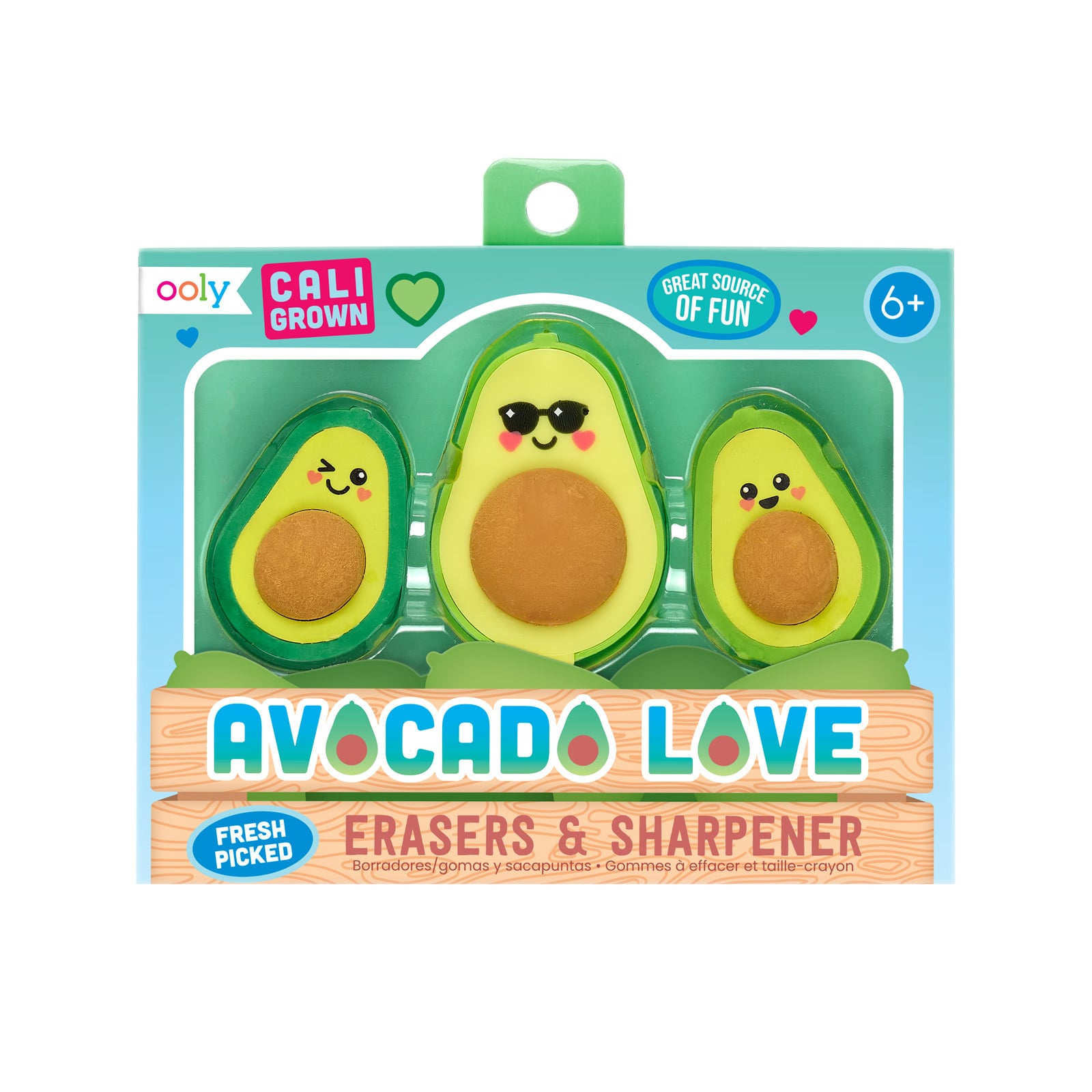 Gummetjes en Puntenslijper Avocado afbeelding