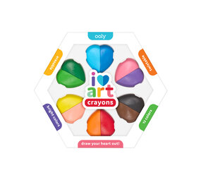 OOLY I Heart Art Hartvormige Kleurpotloden OOLY I Heart Art Hartvormige Kleurpotloden