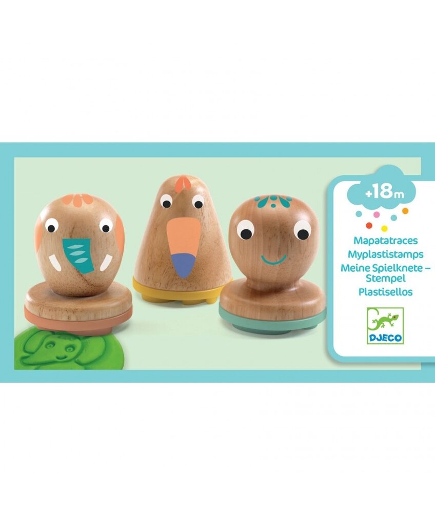 Djeco Stempels Dieren 3 stuks Djeco Stempels Dieren 3 stuks