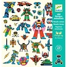 Djeco Djeco Stickers Robots | 160 stuks Djeco Djeco Stickers Robots | 160 stuks