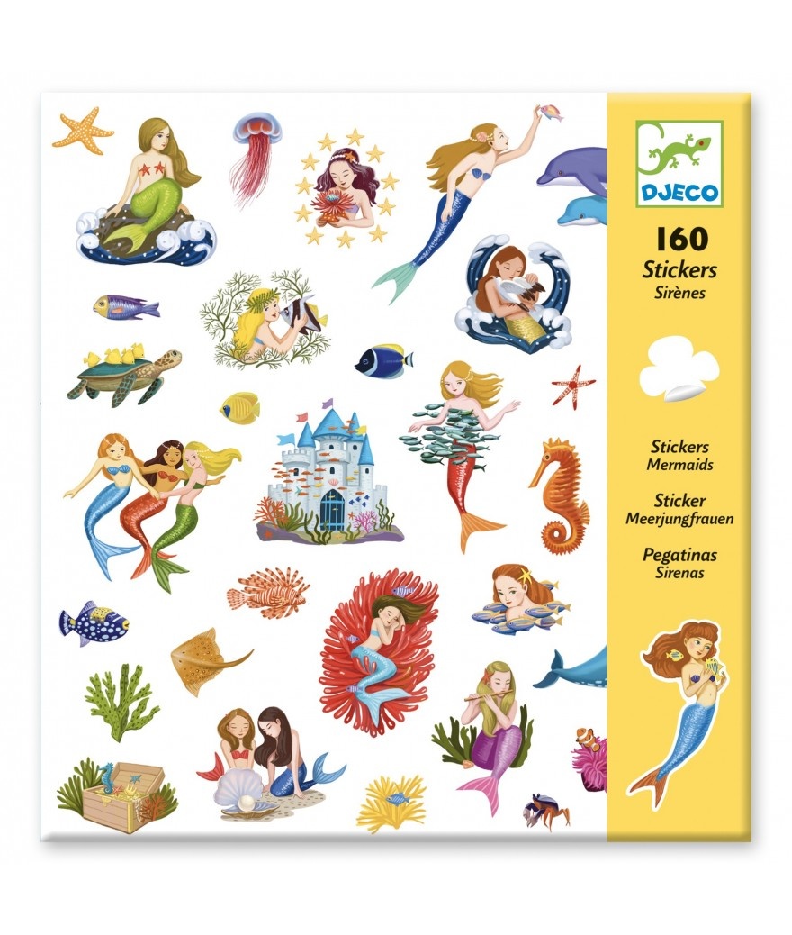 Stickers Zeemeerminnen  | 160 stuks afbeelding