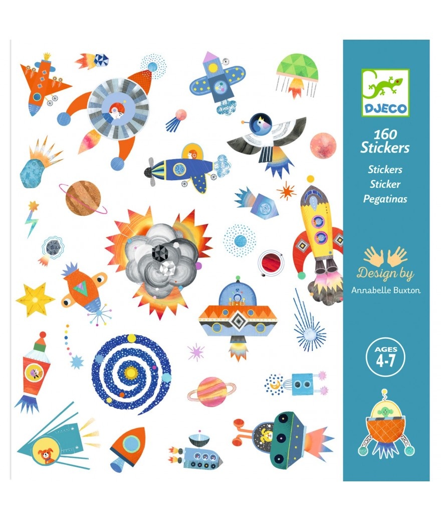 Stickers Ruimte  | 160 stuks afbeelding
