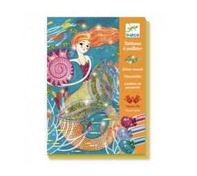 Djeco Glitterschilderij DIY | Het licht van de Zeemeerminnen Djeco Glitterschilderij DIY | Het licht van de Zeemeerminnen