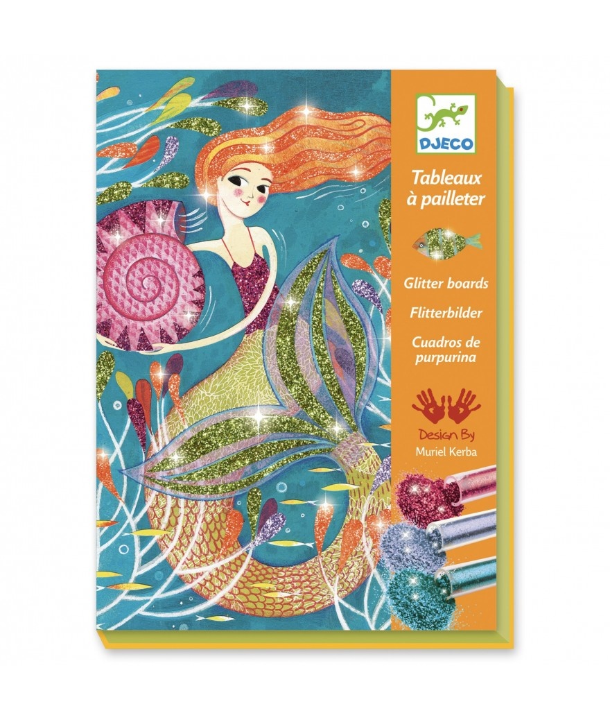 Glitterschilderij DIY | Het licht van de Zeemeerminnen afbeelding
