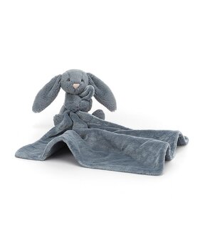 Jellycat Knuffeldoek Bashful Dusky Blue Bunny Soother Jellycat Knuffeldoek Bashful Dusky Blue Bunny Soother