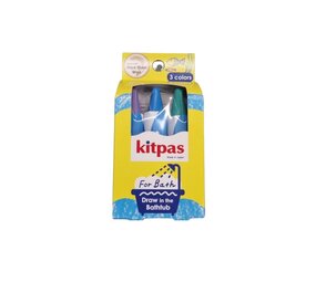 Kitpas Badkrijt Set 1: Groen, Blauw, Paars Kitpas Badkrijt Set 1: Groen, Blauw, Paars