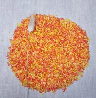 Speelrijst Vurige Mix - 250 gram Speelrijst Vurige Mix - 250 gram