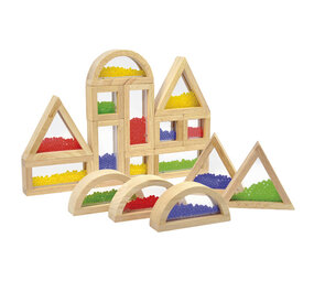 Houten Blokken met Parels Houten Blokken met Parels