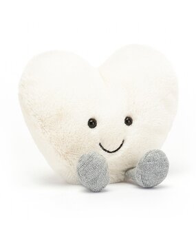 Jellycat Amuseable Cream Heart Small Jellycat Amuseable Cream Heart Small