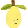 Jellycat Fabulous Fruit Lemon Citroen Jellycat Fabulous Fruit Lemon Citroen
