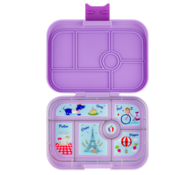 Yumbox Yumbox Original 6-vakken Lulu Purple / Paris Tray Yumbox Yumbox Original 6-vakken Lulu Purple / Paris Tray