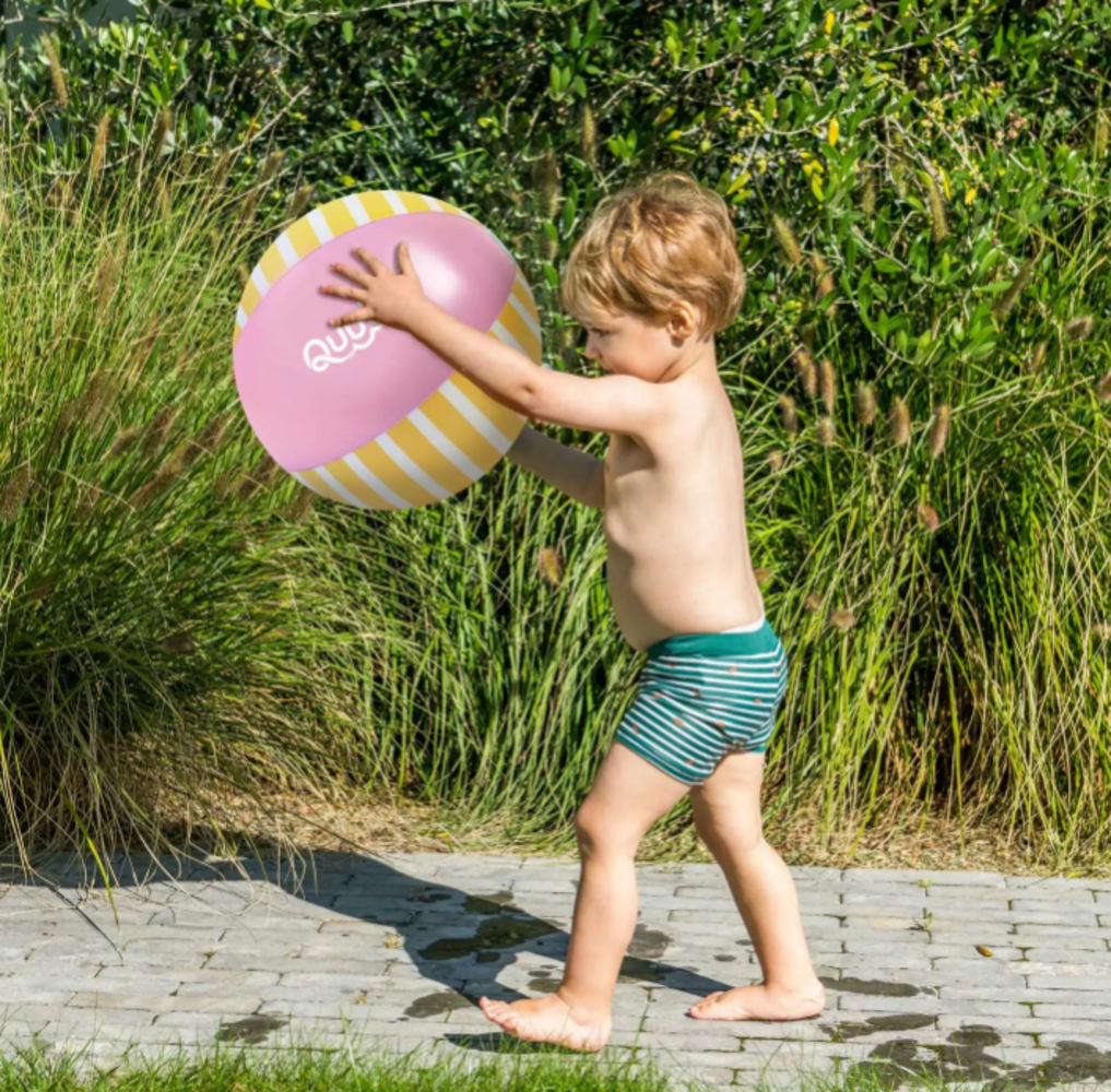 Quut Quutopia Strandbal Banana Pink 30 cm Quut Quutopia Strandbal Banana Pink 30 cm