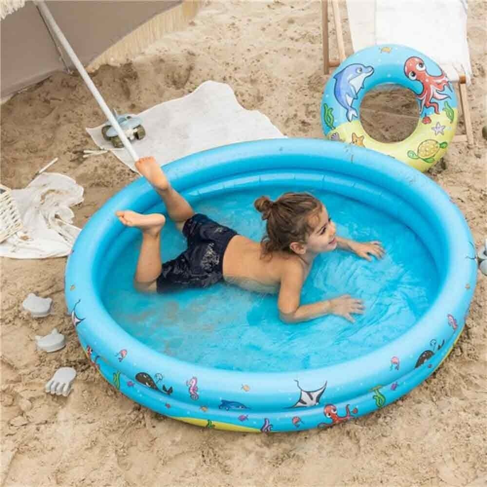 Swim Essentials Playpoolset Zeedieren rond 120 cm Swim Essentials Playpoolset Zeedieren rond 120 cm