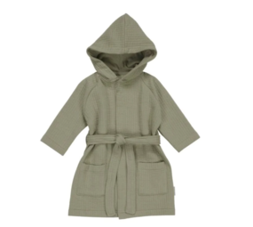 Little Dutch Badjas Pure Olive maat 98-104 Little Dutch Badjas Pure Olive maat 98-104