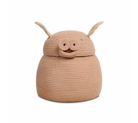 Lorena Canals Opbergmand The Animal Crew Peggy the Pig Lorena Canals Opbergmand The Animal Crew Peggy the Pig