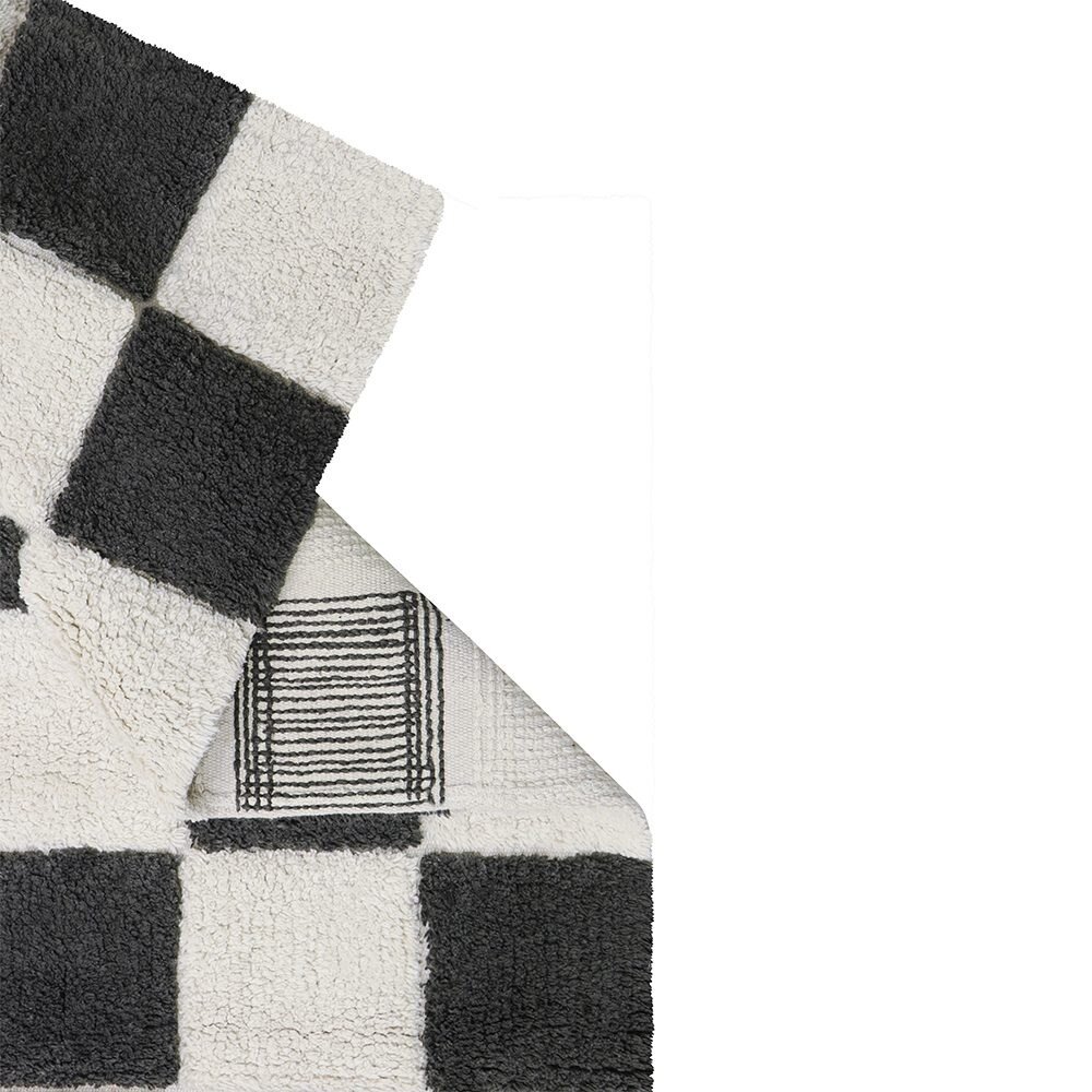 Lorena Canals Keukentegels donkergrijs Wasbaar Vloerkleed 120 x 160 cm Lorena Canals Keukentegels donkergrijs Wasbaar Vloerkleed 120 x 160 cm