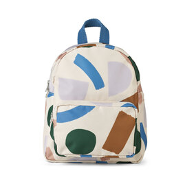 Liewood Rugzak Saxo Backpack | Paint Stroke Sandy Liewood Rugzak Saxo Backpack | Paint Stroke Sandy
