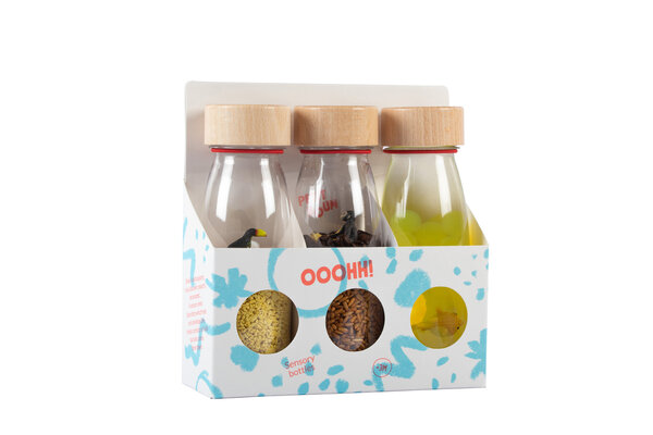 Petit Boum Set van 3 Sensorische Flessen Tropical Petit Boum Set van 3 Sensorische Flessen Tropical