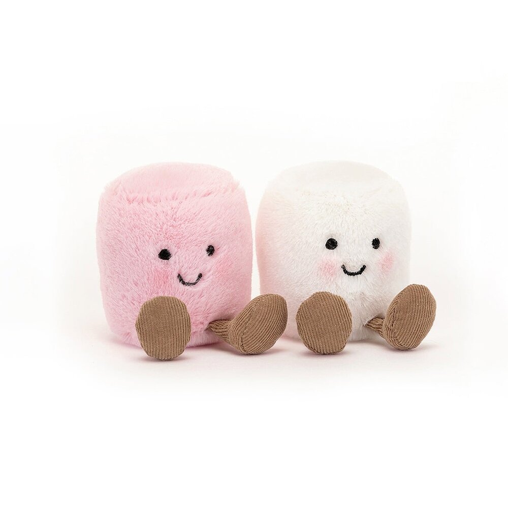Jellycat Amuseable Pink and White Marshmallows Jellycat Amuseable Pink and White Marshmallows