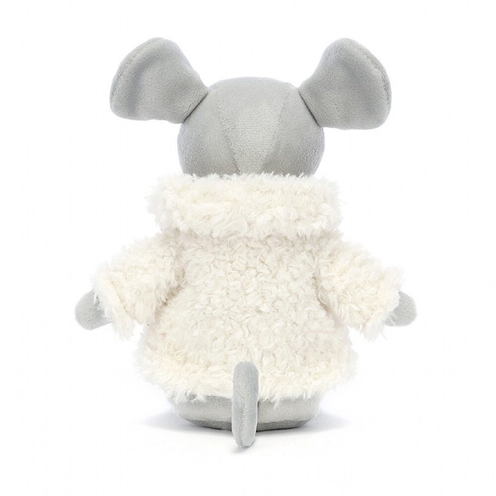 Jellycat Knuffel Muis Comfy Coat Mouse Jellycat Knuffel Muis Comfy Coat Mouse