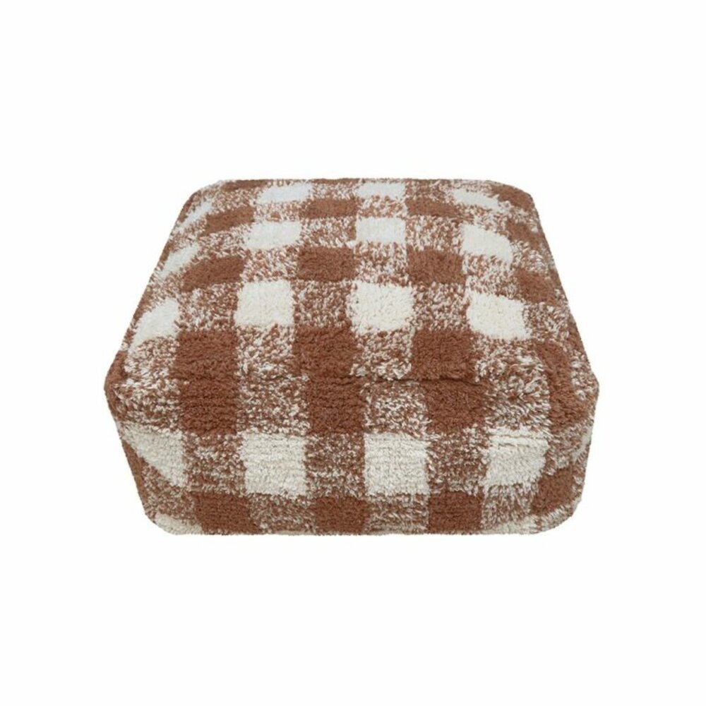 Lorena Canals Poef Vichy Toffee Lorena Canals Poef Vichy Toffee