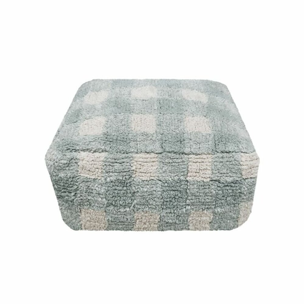 Lorena Canals Poef Vichy Blue Sage Lorena Canals Poef Vichy Blue Sage