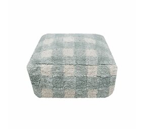 Lorena Canals Poef Vichy Blue Sage Lorena Canals Poef Vichy Blue Sage