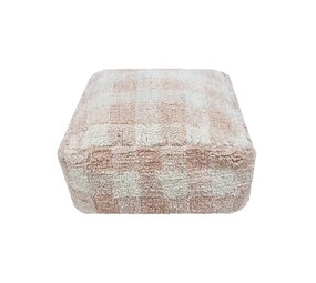 Lorena Canals Poef Vichy Rose Lorena Canals Poef Vichy Rose