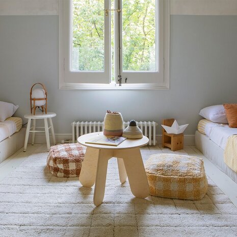 Lorena Canals Poef Vichy Honey Lorena Canals Poef Vichy Honey