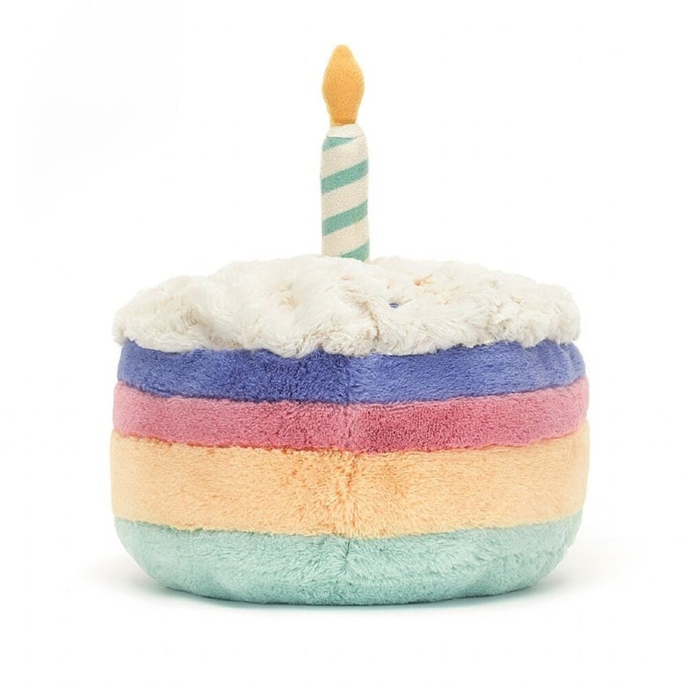 Jellycat Amuseable Rainbow Birthday Cake Jellycat Amuseable Rainbow Birthday Cake