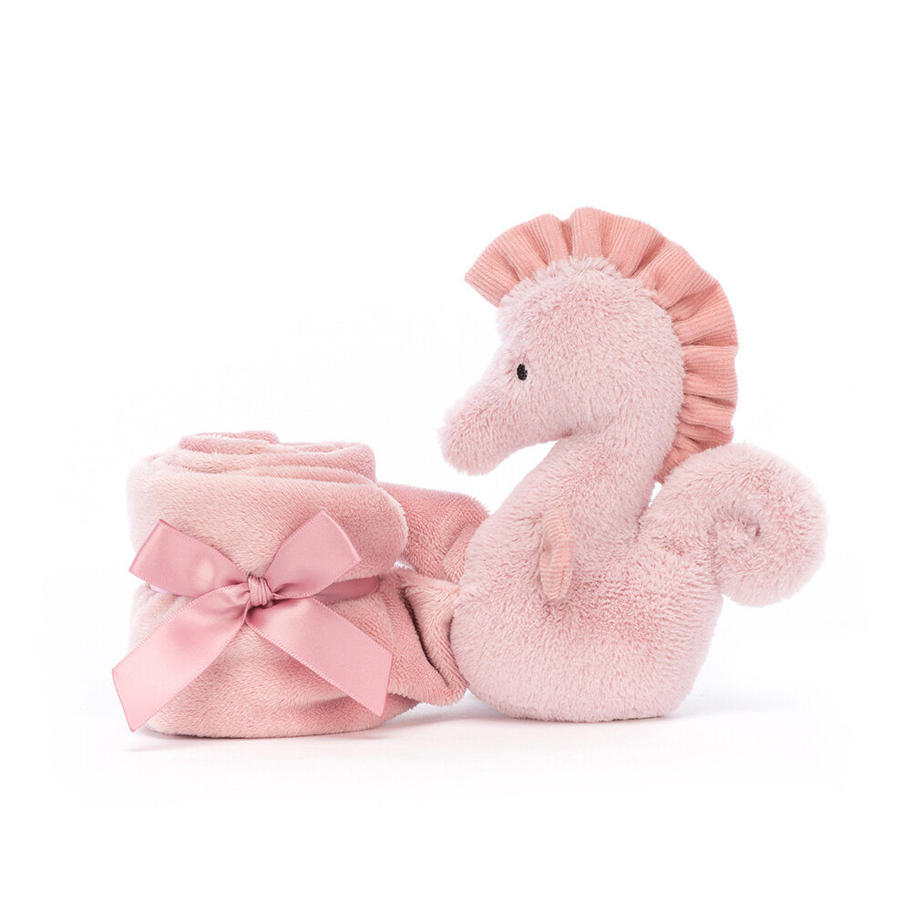 Jellycat Sienna Seahorse Soother Knuffeldoek Jellycat Sienna Seahorse Soother Knuffeldoek