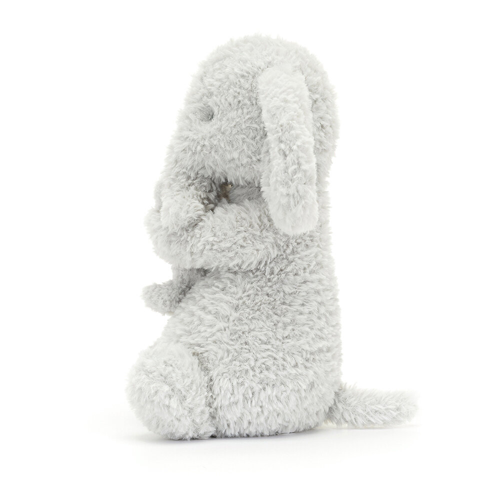 Jellycat Knuffel Huddles Grey Elephant Jellycat Knuffel Huddles Grey Elephant