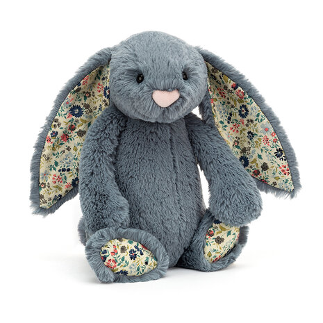 Jellycat Knuffel Blossom Dusky Blue Bunny Original Jellycat Knuffel Blossom Dusky Blue Bunny Original