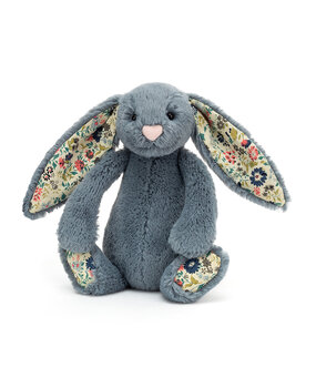 Jellycat Blossom Dusky Blue Bunny Little