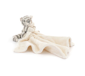 Jellycat Bashful Snow Tiger Soother Knuffeldoek Jellycat Bashful Snow Tiger Soother Knuffeldoek