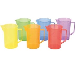 TickiT Transparante maatbeker set van 6 TickiT Transparante maatbeker set van 6